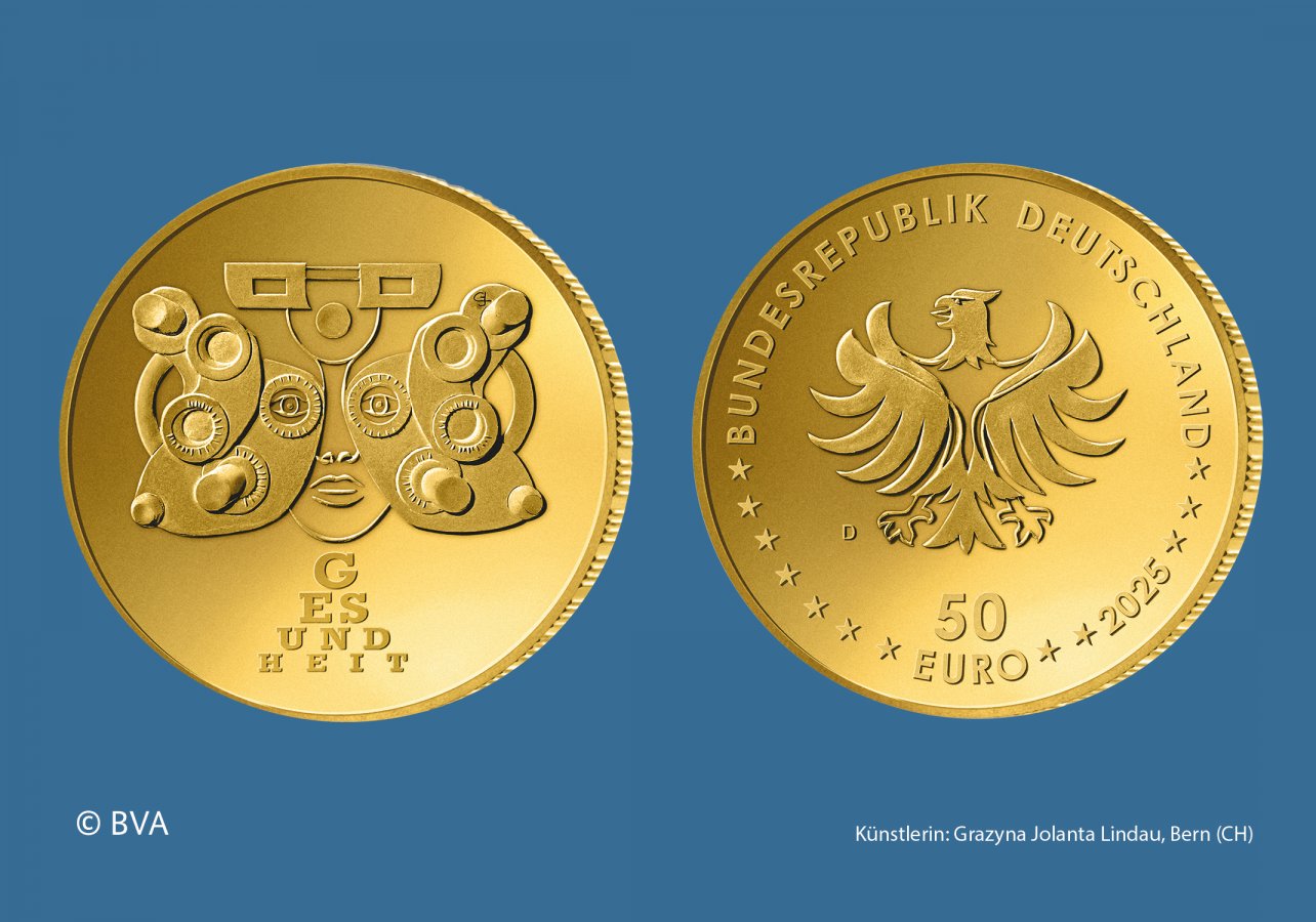 Download 50-Euro-Goldmünze 2025 "Gesundheit" 