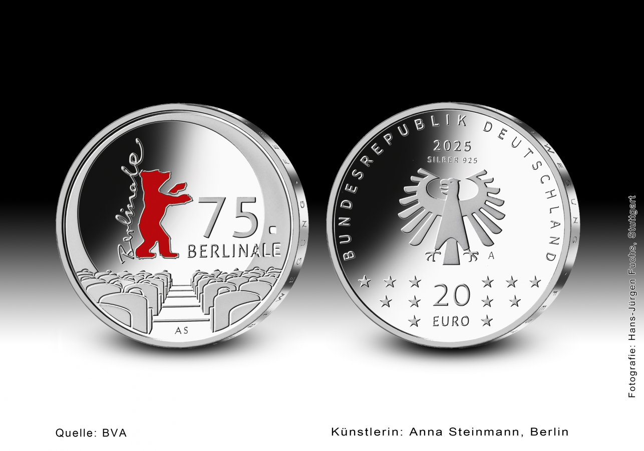 Download 20 euro collector coin 2025 "75. Berlinale" 