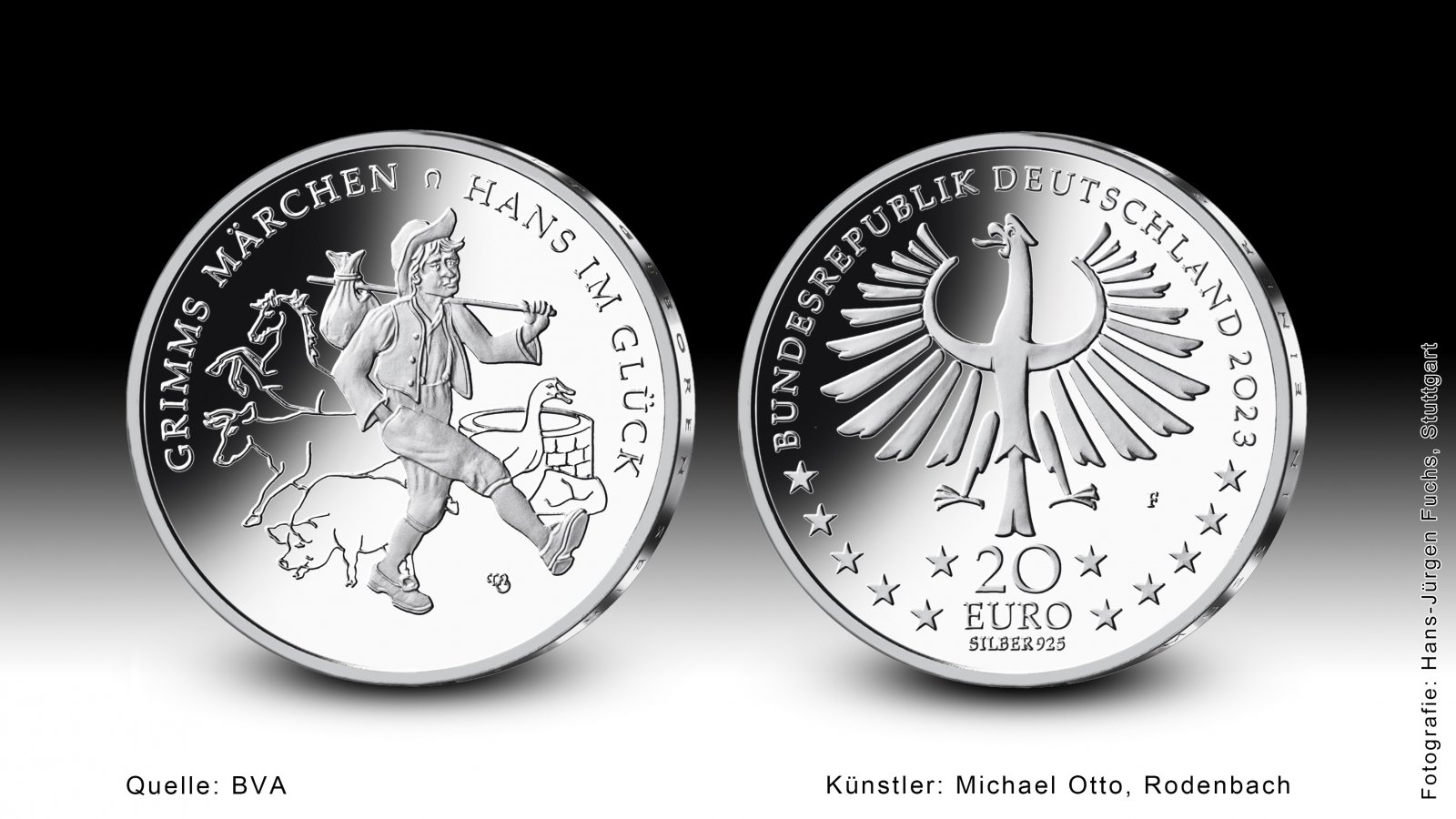 Download 20 euro collector coin 2023 "Hans im Glück" 