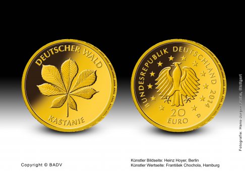 Download 20 euro gold coin 2014 "Kastanie" 