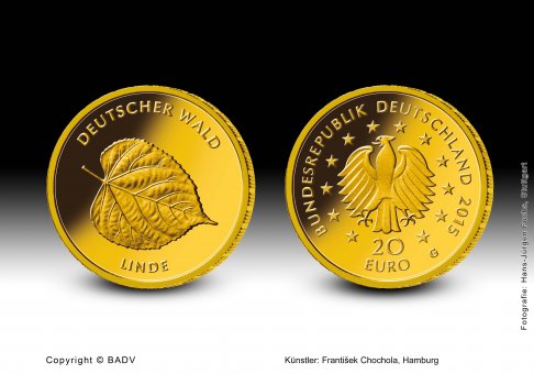 Download 20 euro gold coin 2015 "Linde" 