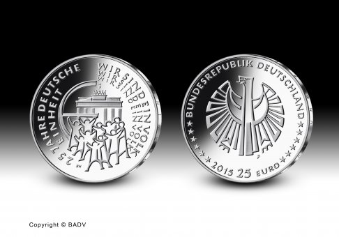 Download 25 euro collector coin "25 Jahre Deutsche Einheit" 2015 