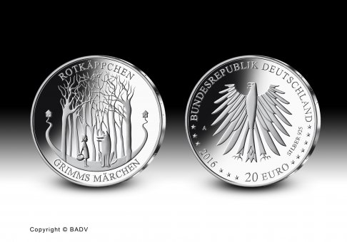 Download 20 euro collector coin 2016 "Rotkäppchen" 