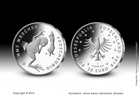Download 20 euro collector coin 2018 "Froschkönig" 
