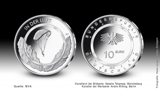 Download 10 euro collector coin 2019 "Luft bewegt" 