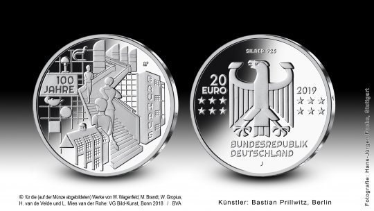 Download 20 euro collector coin 2019 "100 Jahre Bauhaus" 
