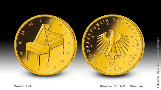 Download 50 euro gold coin 2019 "Hammerflügel" 
