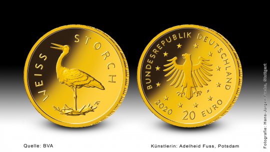 Download 20 euro gold coin 2020 "Weißstorch" 