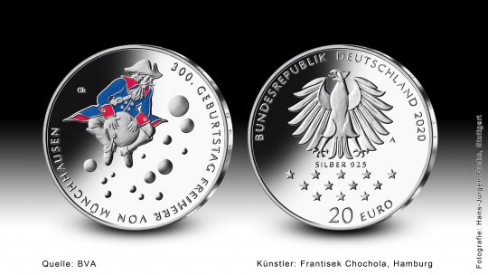 Download 20 euro collector coin 2020 "300. Geburtstag Freiherr von Münchhausen" 