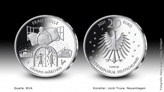 Download 20 euro collector coin 2021 "Frau Holle" 