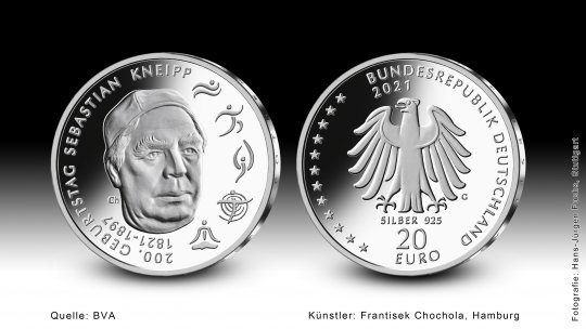 Download 20 euro collector coin 2021 "200. Geburtstag Sebastian Kneipp" 