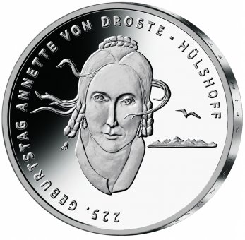20 euro collector coin 2022 "225. Geburtstag Annette von Droste-Hülshoff" 