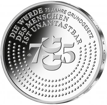 20-Euro-Sammlermünze 2024 "75 Jahre Grundgesetz" 