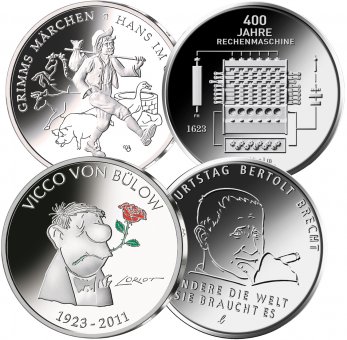 subscription 20 euro collector coins set silver 