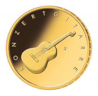 50 euro goldcoin 2022 "Musikinstrumente - Konzertgitarre" 