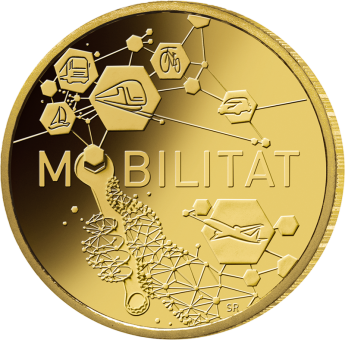 50 euro gold coin 2024 "Deutsches Handwerk - Mobilität" 