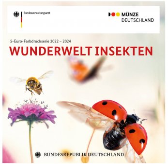 Münz-Sammelbuch "Wunderwelt Insekten" 