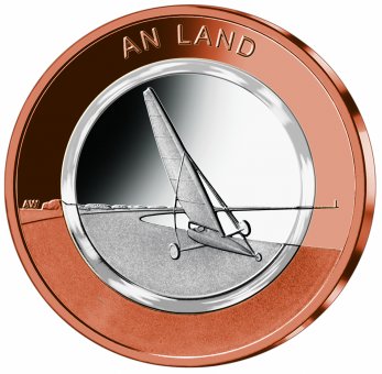 10 euro polymer ring collector coin 2020 "An Land" 