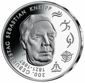 20 euro collector coin 2021 "200. Geburtstag Sebastian Kneipp" 