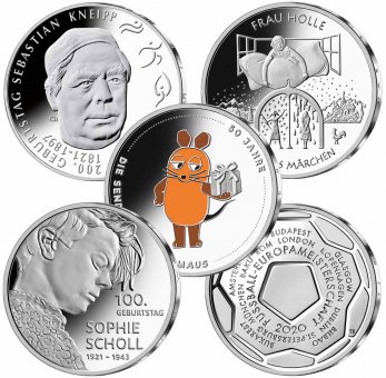 Munze Deutschland 20 Euro Sammlermunzen Set 2021 Spiegelglanz Juli 201260 müssen die sammlermünzen andere nennwerte aufweisen als die regulären umlaufmünzen (1, 2, 5, 10, 20 und 50 cent sowie 1 und 2 euro). munze deutschland 20 euro sammlermunzen set 2021 spiegelglanz