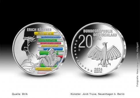Download 20 euro collector coin 2024 "125. Geburtstag Erich Kästner" 