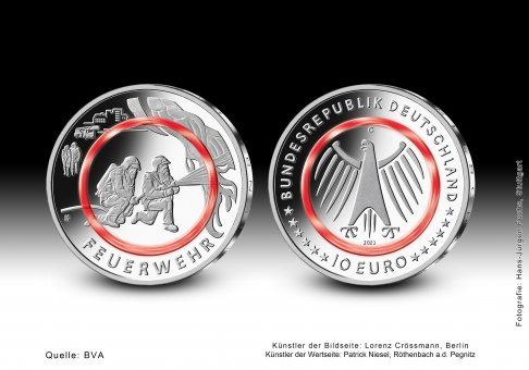 Download 10 euro collector coin 2023 "Feuerwehr" 