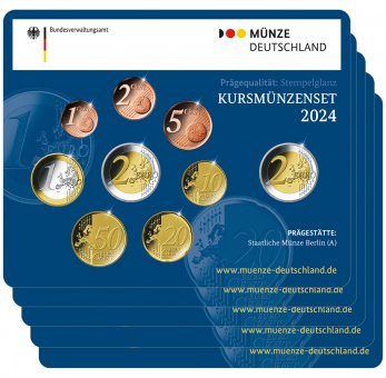Kursmünzenserie Sammlermünzen-Set 2024 