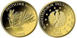 20-Euro-Goldmünze Kiefer